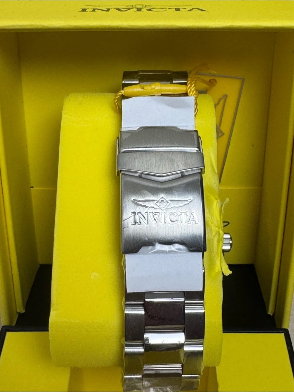 Invicta Grand Diver Men's 47mm Orange Dial Watch and carrying case NWT